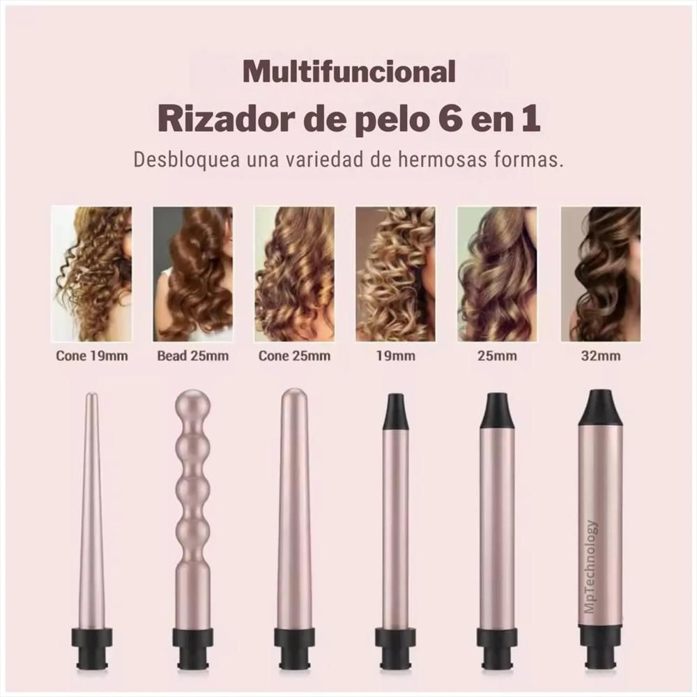Rizador de Cabello 6 en 1